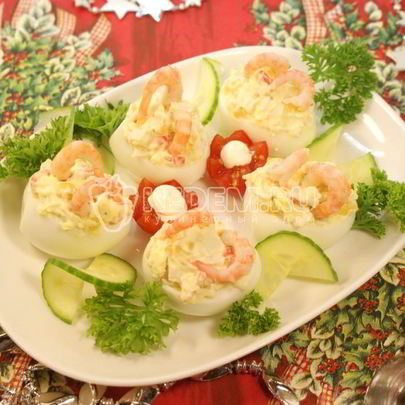 Закуска Фаршированные яйца
