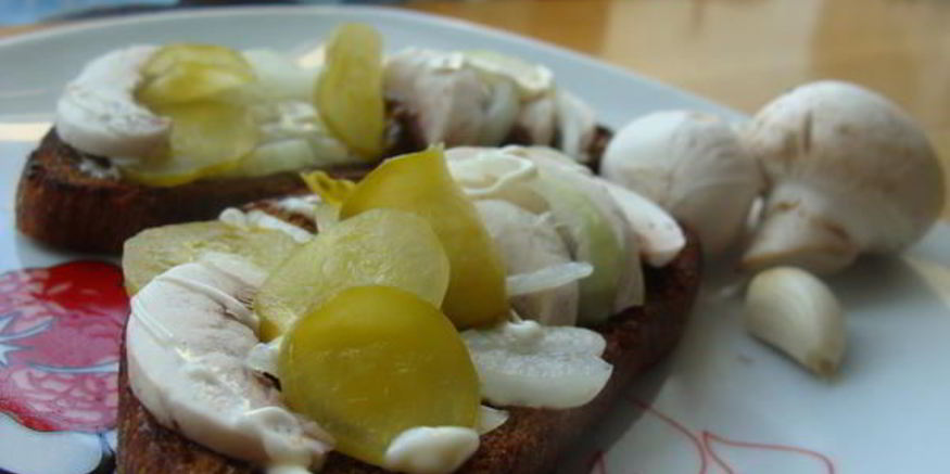 Рецепт бутеров — гренков по крестьянски