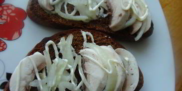 бутеры — гренки по крестьянски