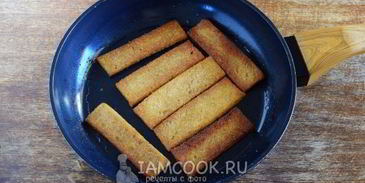 чесночные гренки из черного хлеба