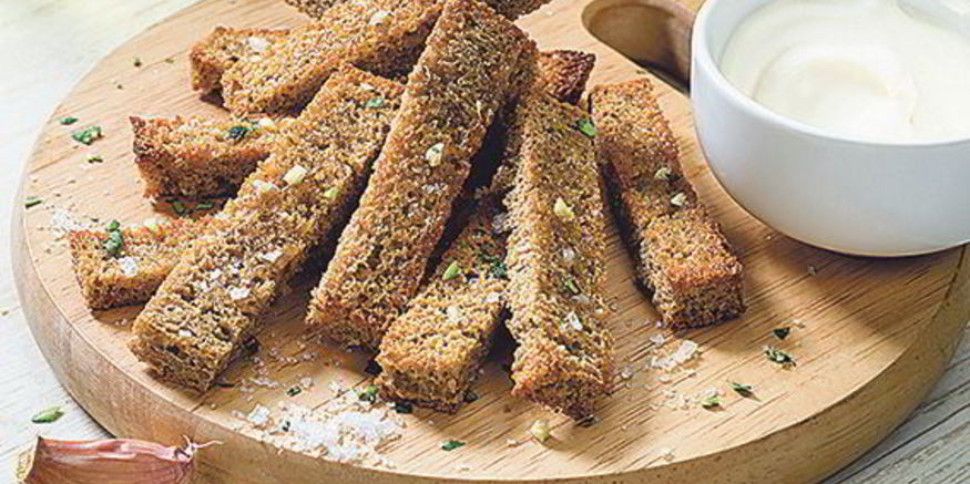 Рецепт чесночных гренков