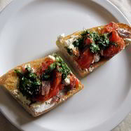 Рецепт Гренков с анчоусами