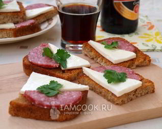 Гренки с чесноком к пиву