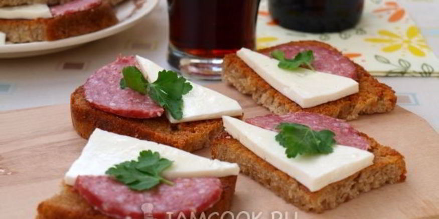 Рецепт гренков с чесноком к пиву