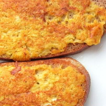 Гренки с картошкой