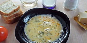 гренки с помидорами и сыром