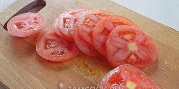 гренки с помидорами и сыром