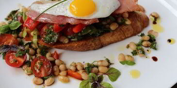 гренки с салатом завтрак чемпиона