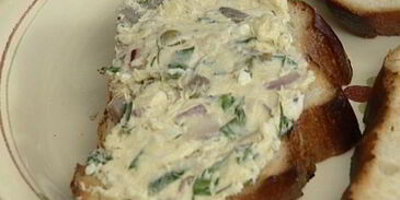 гренки с селедочным маслом