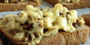 гренки с шампиньонами