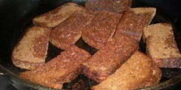 гренки с шпротами