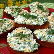 Рецепт Гренков с сыром и чесноком