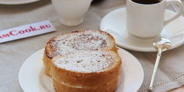 гренки с творогом