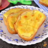 Рецепт Гренков с яблоком и сыром