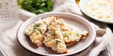 гренки с яйцом