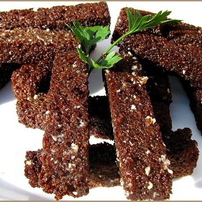 Гренки в микроволновке