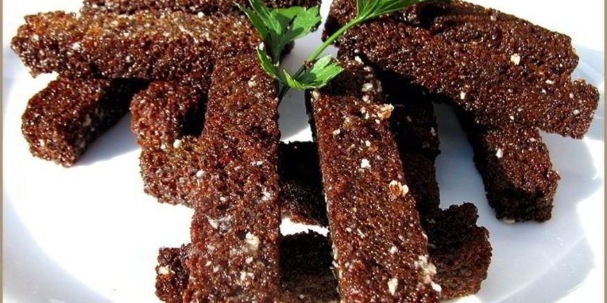 Рецепт гренков в микроволновке