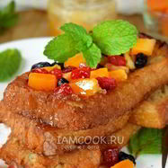 Рецепт Гренков в жасминовом чае