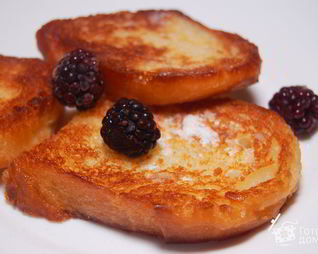 Гренки ванильные