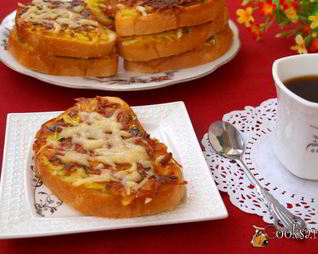 Картофельные гренки с сыром