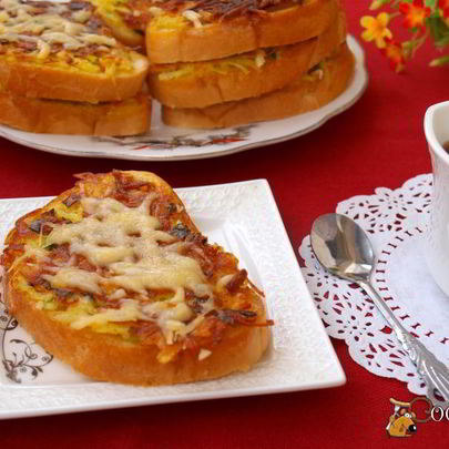 Картофельные гренки с сыром