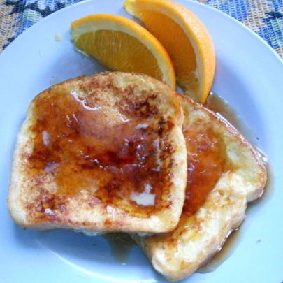 Хлебные гренки к завтраку