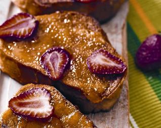 Сладкие гренки без молока и яиц