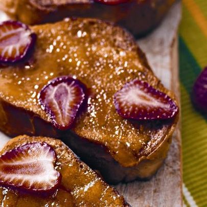 Сладкие гренки без молока и яиц