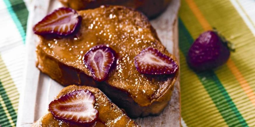 Рецепт сладких гренков без молока и яиц