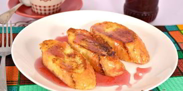 сладкие гренки на завтрак