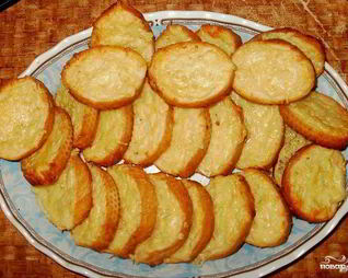 Сырные гренки к пиву