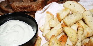 закусочные гренки к пиву ин-ян