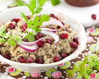 Баклажанная икра с грецким орехом