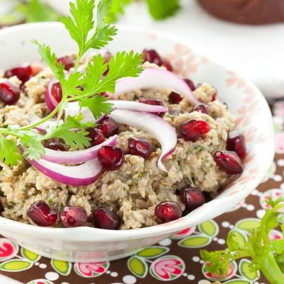 Баклажанная икра с грецким орехом