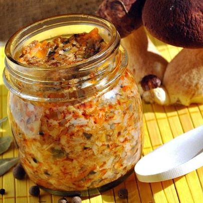 Грибная икра из подберезовиков