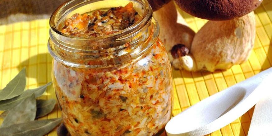 Рецепт грибной икры из подберезовиков