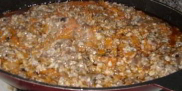 грибная икра с томатной пастой