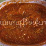 Рецепт Икры баклажанной с красным перцем