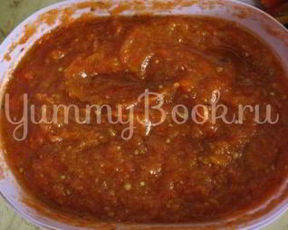 Икра баклажанная с красным перцем