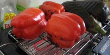 икра баклажанная с красным перцем