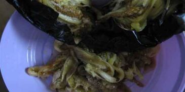 икра баклажанная с красным перцем