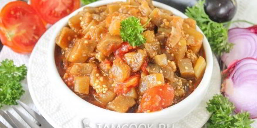 Рецепт икры баклажанной жареной