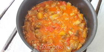 икра баклажанная жареная