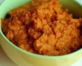 Икра из баклажан с чесноком и орехами