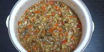 икра из баклажанов кьопоолу