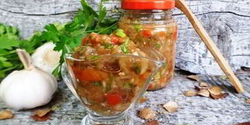 икра из баклажанов кьопоолу