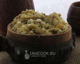 Икра из печеных баклажанов