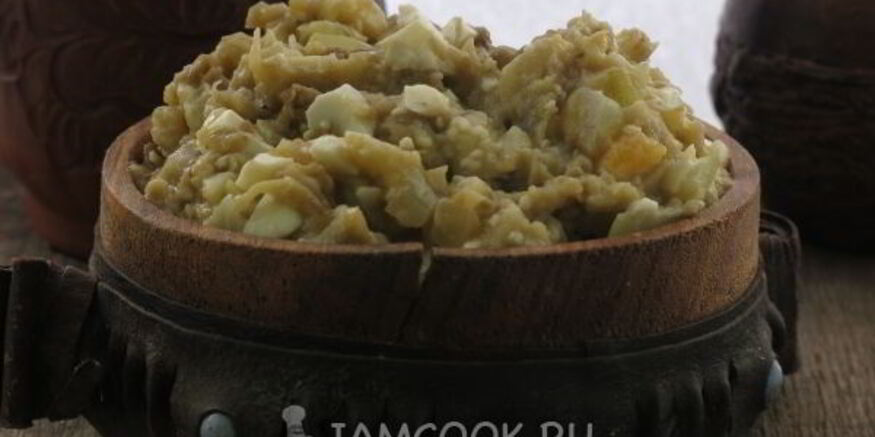 Рецепт икры из печеных баклажанов