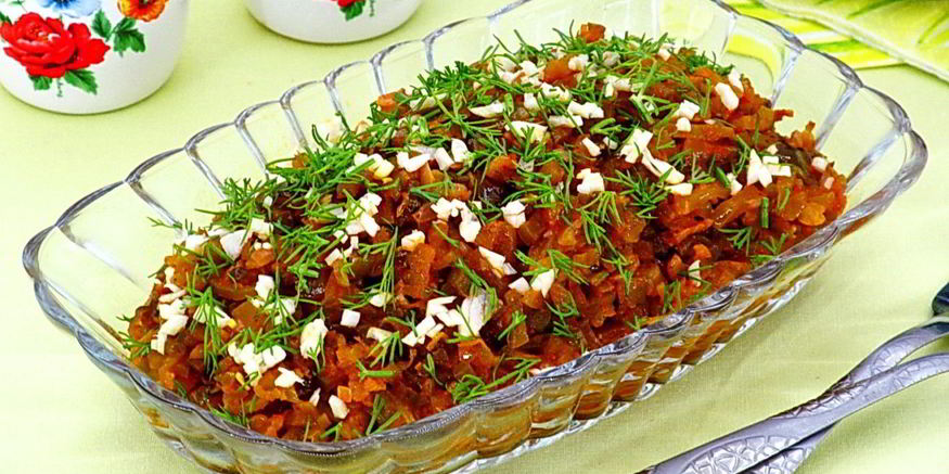 Рецепт икры из соленых огурцов