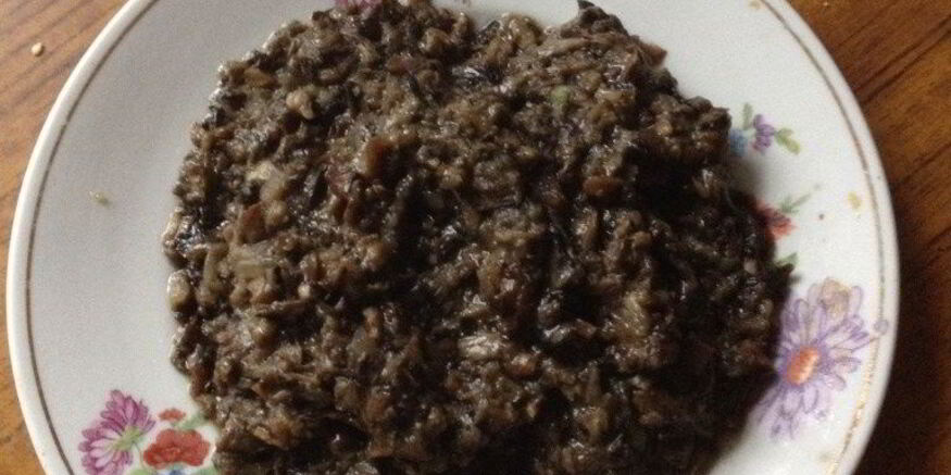 Рецепт икры из свежих лесных грибов